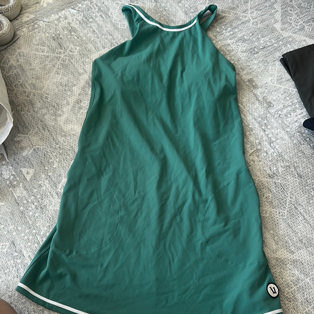 Vuori Volley Performance Dress in Cactus
